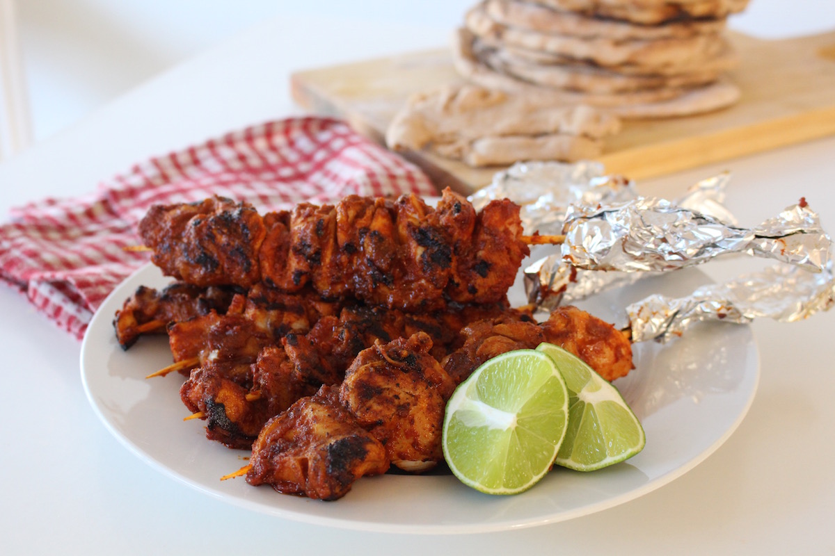 Smoked Paprika Chicken Skewers