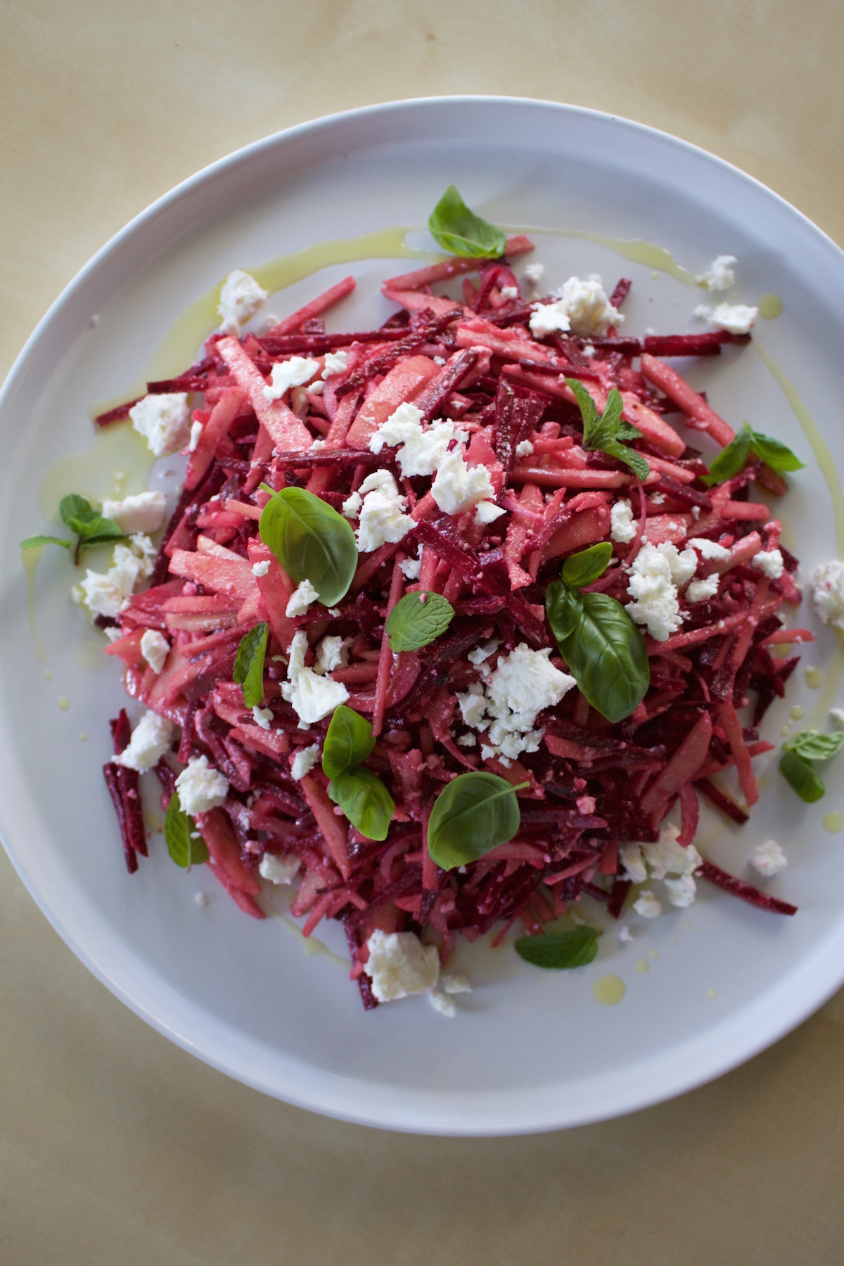 Beetroot, Apple and Feta Salad