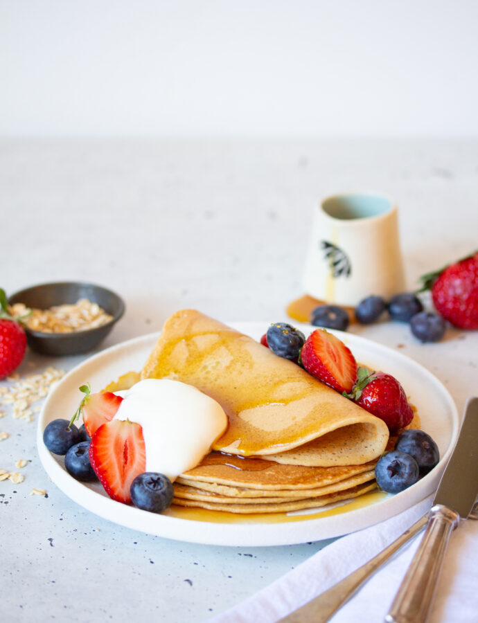 Oat Quinoa Pancakes